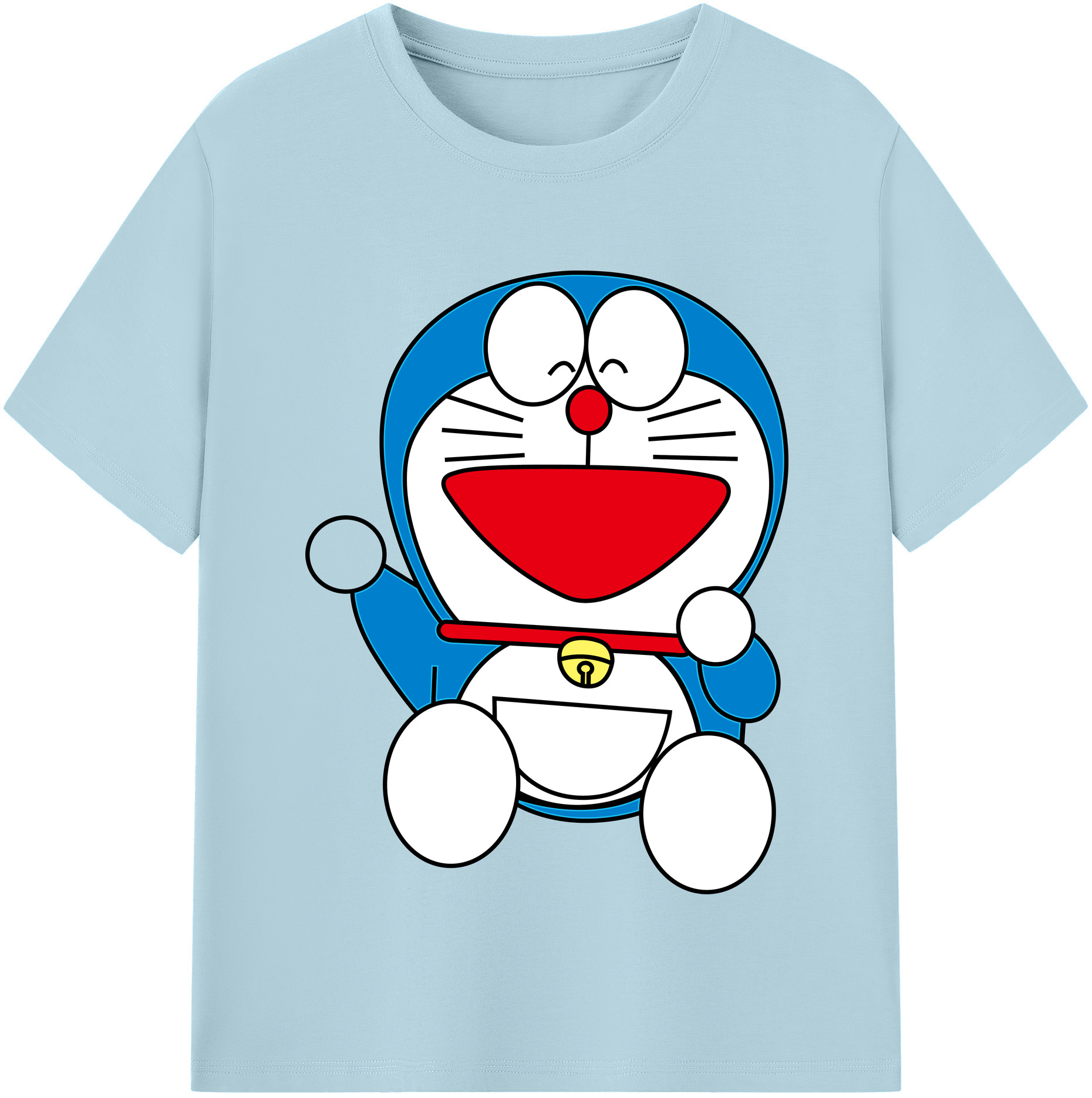 （画像用） ドラえもん Doraemon 綿100％半袖Tシャツ（フロントプリント）